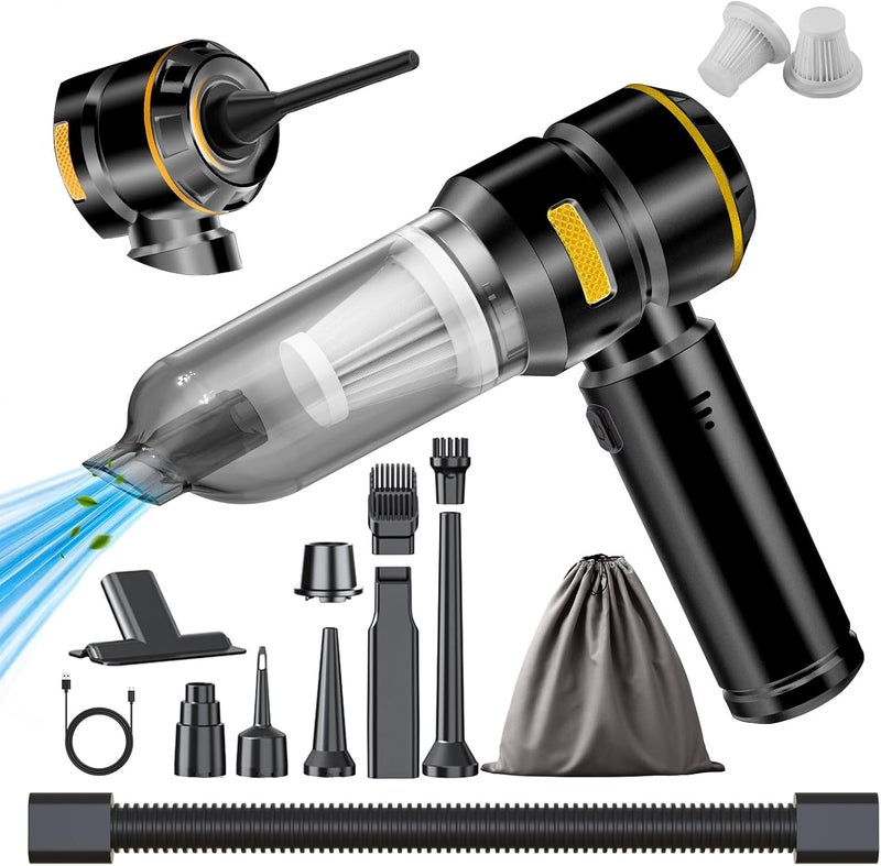 WINWEND Car Vacuum Cleaner High Power - 22000PA Portable Cars Vacuum 4 in 1 Compressed Air Duster & Air Blower & Pump Hand Held Vacuum Cordless with Brushless Motor for Car Home Office Black - Image 1